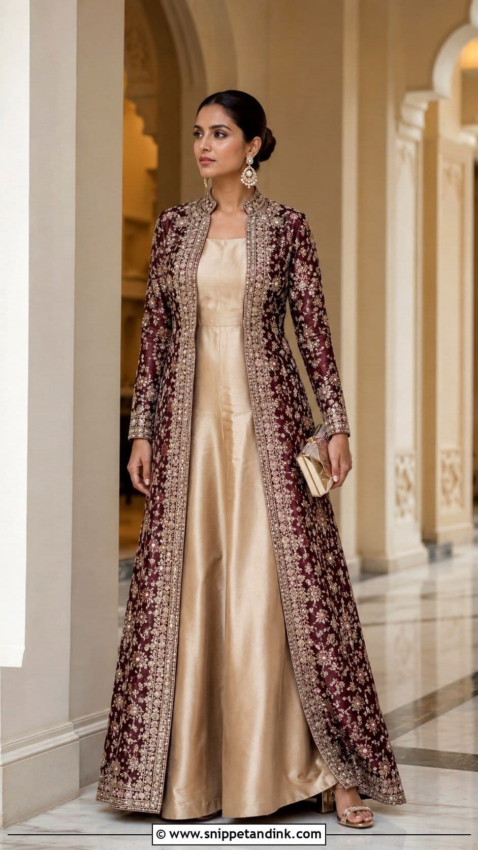 Zuleikha Embroidered Maxi Dress - Maxi Wholesale Pakistani Suit