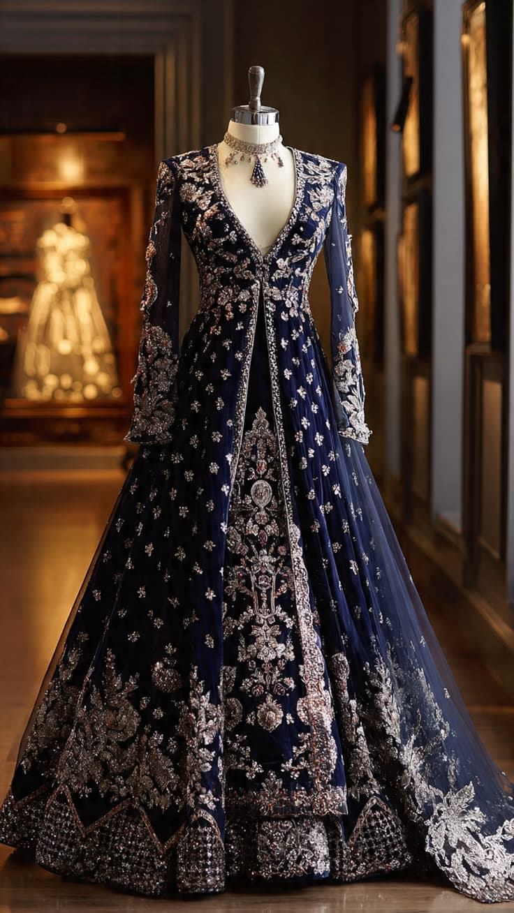 Handcrafted heritage bridal lehenga crafted for unforgettable wedding moments.