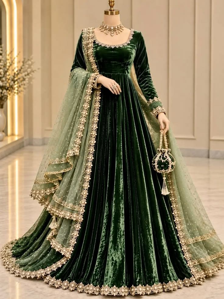 Shehnai Handcrafted Bridal Dress - Bridal Wholesale Pakistani Suit