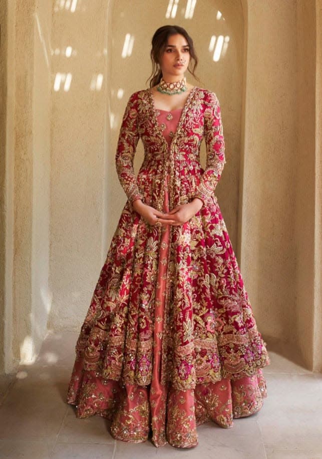 Kohinoor Handcrafted Bridal Dress - Bridal Wholesale Pakistani Suit